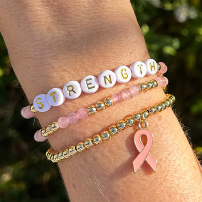 Personligt Namnarmbandsset | Tillsammans mot Bröstcancer