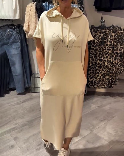 Sheeka™ - Vardaglig Huvtröjeklänning