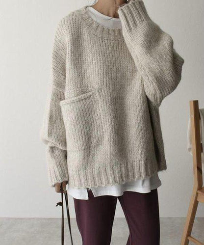 Noëlle™ - Oversized Ivoorsweater