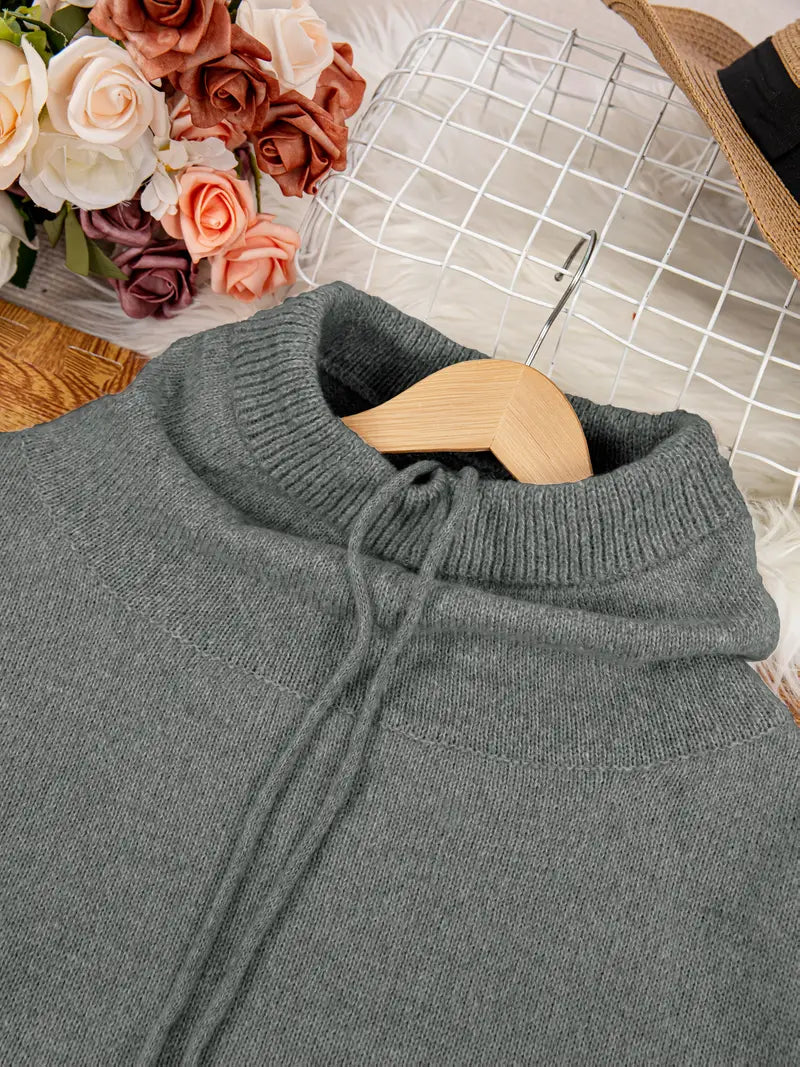 Natala™ - Känguruficka Stickad Tröja