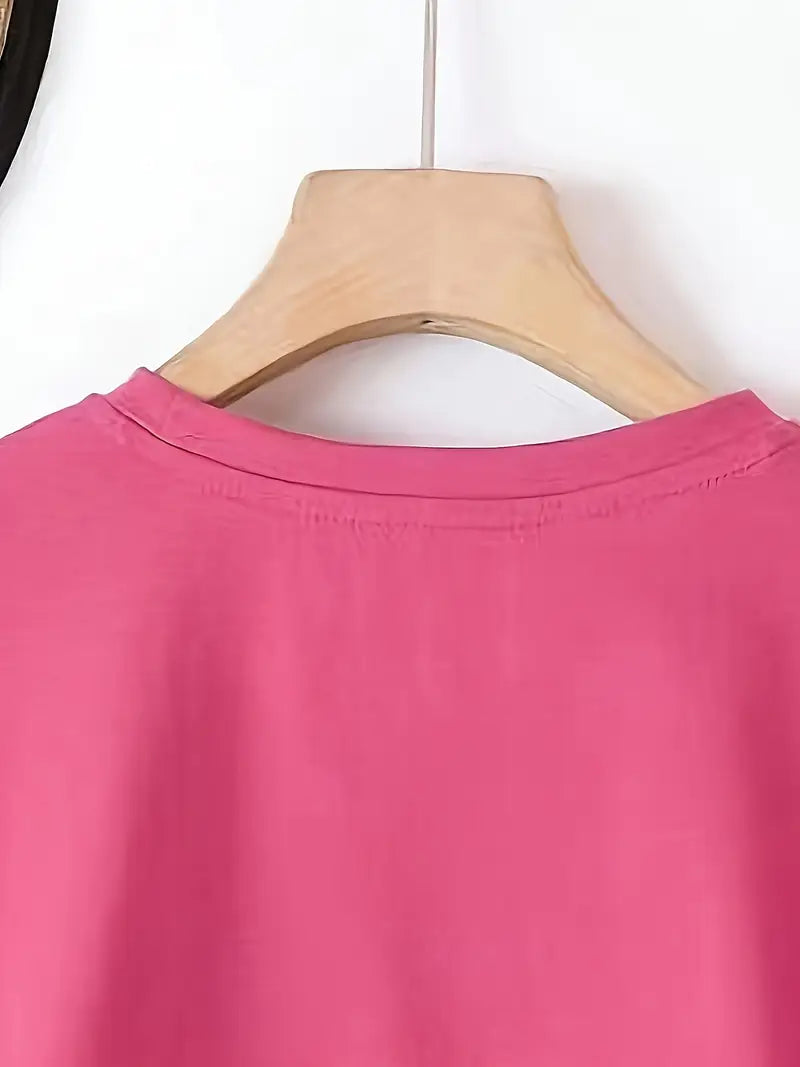 Glitterhjärta T-shirt | Tillsammans mot Bröstcancer