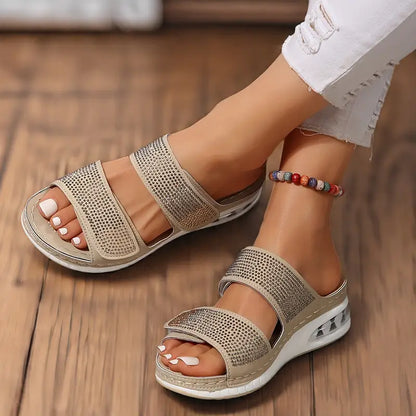 Karin™ – Strass Kilklack Sandaler för Dam