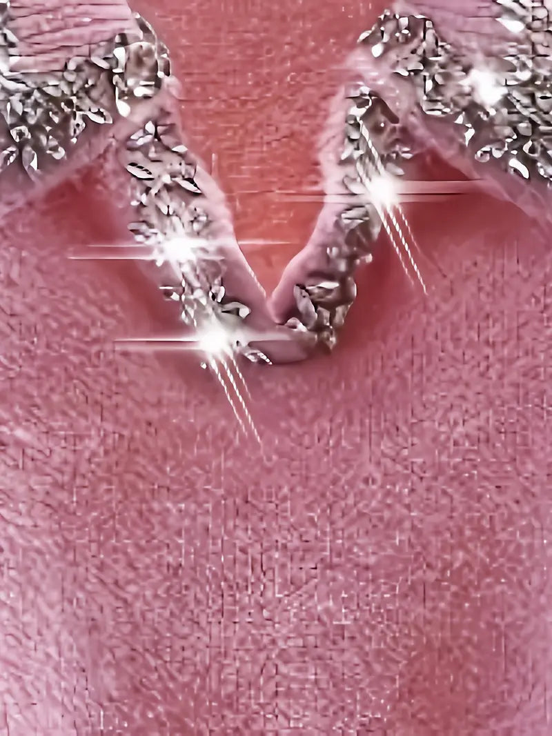 Rosa V-ringad Tröja | Tillsammans mot Bröstcancer