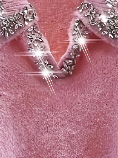 Rosa V-ringad Tröja | Tillsammans mot Bröstcancer