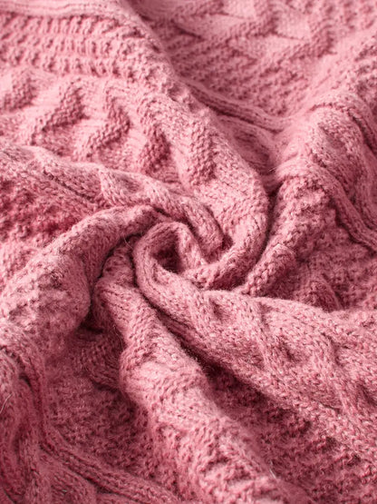 Mjuk Stickad Poncho | Tillsammans mot Bröstcancer