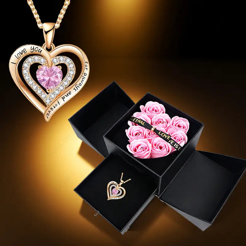 Romantisk Glans Halsband | Tillsammans mot bröstcancer