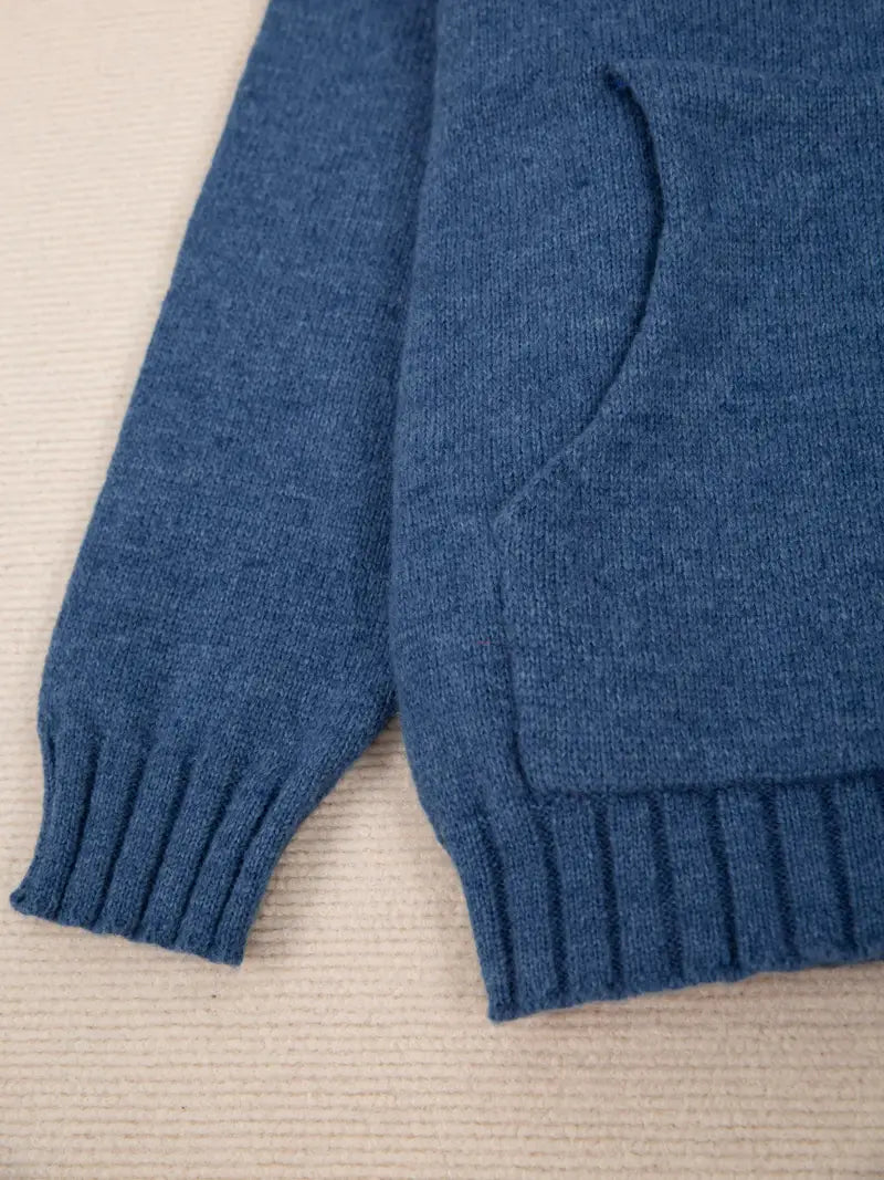 Natala™ - Känguruficka Stickad Tröja