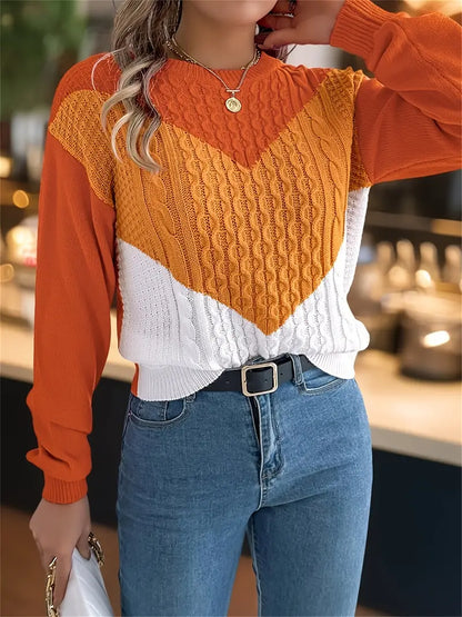 Rund Hals Randig Tröja | Tillsammans mot Bröstcancer