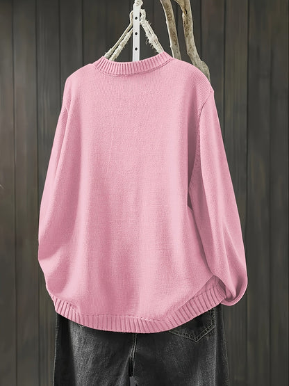 Françoise™ - Bekväm Cardigan med Knappar