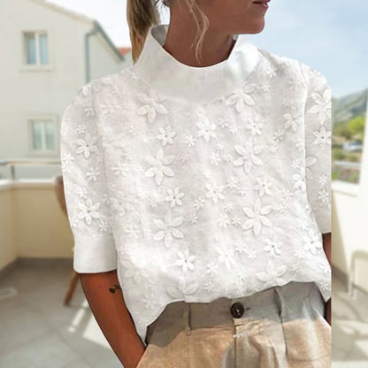 Cécile™ – Broderad Sommarblus