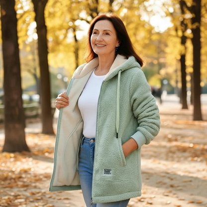 Denise™ - Plysch Vinterjacka