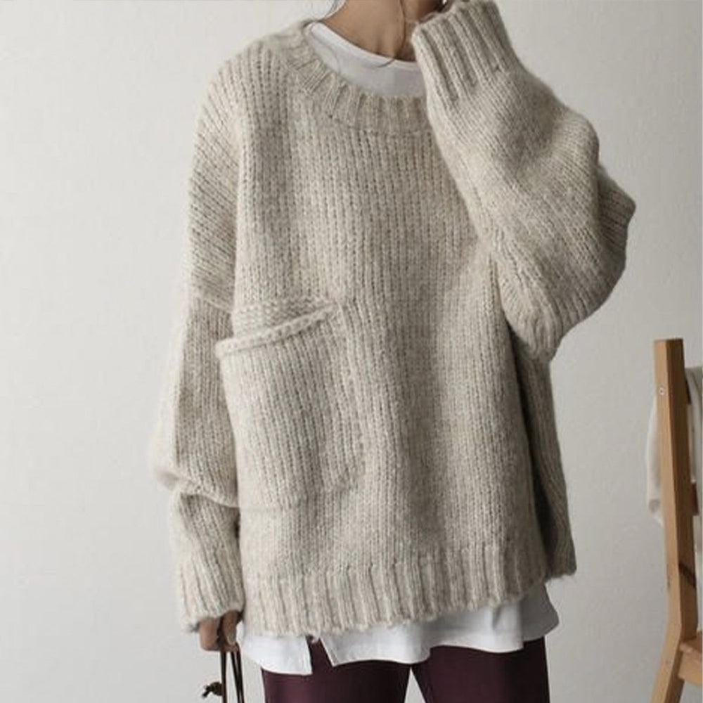 Noëlle™ - Oversized Ivoorsweater