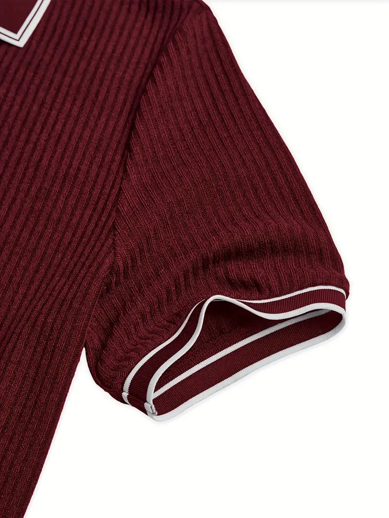 Mark™ – Skräddarsydd stickad pikétröja