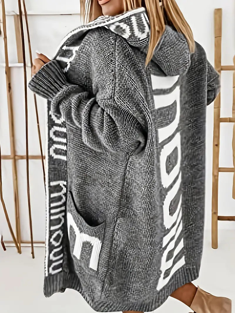 Anna™ - Elegant Lång Cardigan för Damer