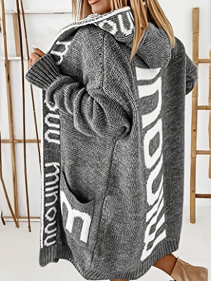 Anna™ - Elegant Lång Cardigan för Damer