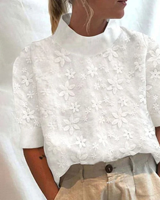 Cécile™ – Broderad Sommarblus