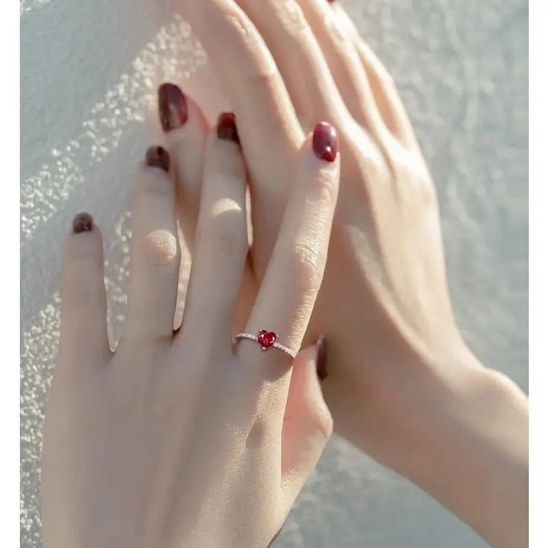 Elegant Hjärtformad Ring | Tillsammans mot Bröstcancer