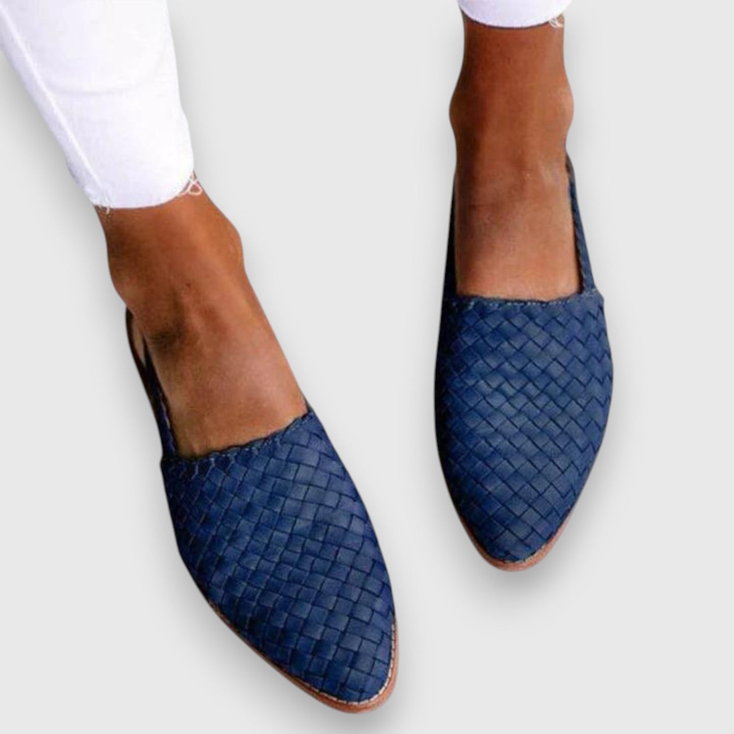 Majken™ – Flata Sandaler med Flätad Rem för Dam