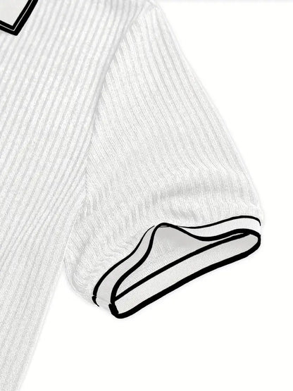 Mark™ – Skräddarsydd stickad pikétröja