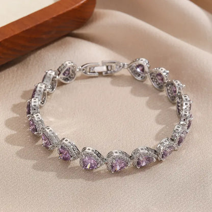 Lyxigt Hjärta Armband | Tillsammans mot bröstcancer