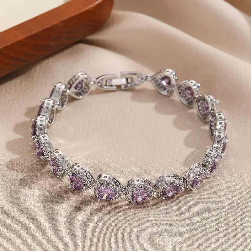 Hjärtaformat Armband | Tillsammans mot Bröstcancer