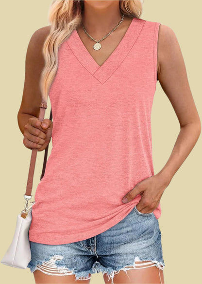 Vera™ – Ärmlös Sommartopp för Kvinnor