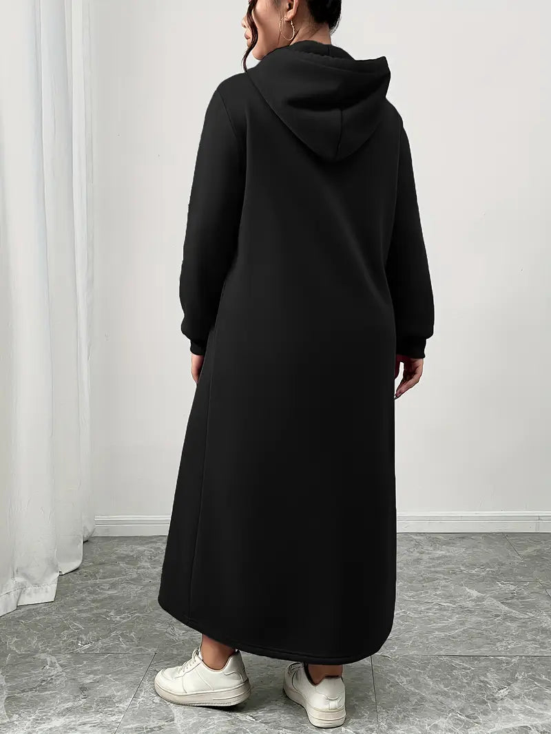 Lilla™ - Bekväm Hoodieklänning