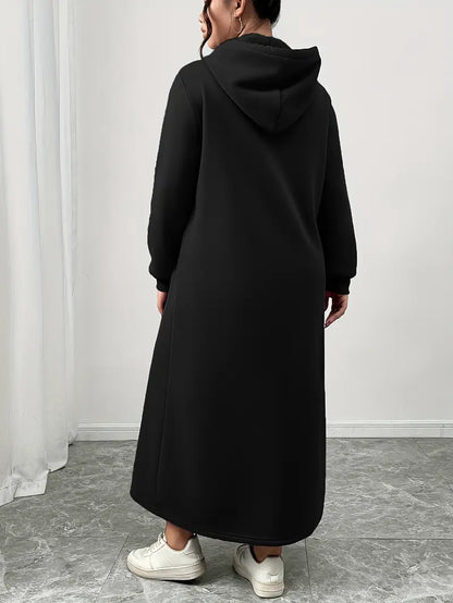 Lilla™ - Bekväm Hoodieklänning