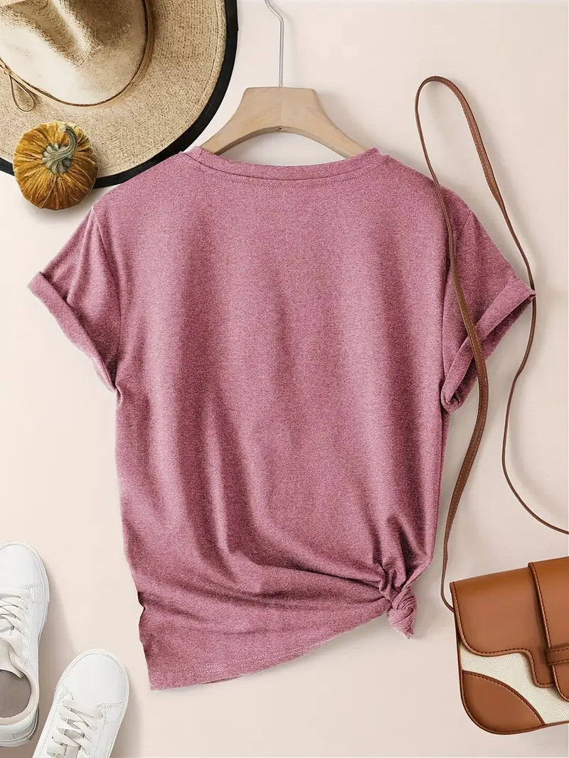 Färgglad Hjärt-T-shirt | Tillsammans mot Bröstcancer