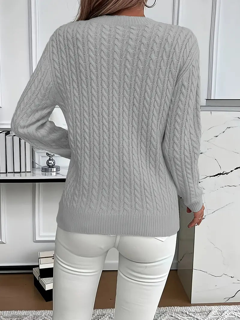 Eliza™ - Långärmad Oversize Tröja