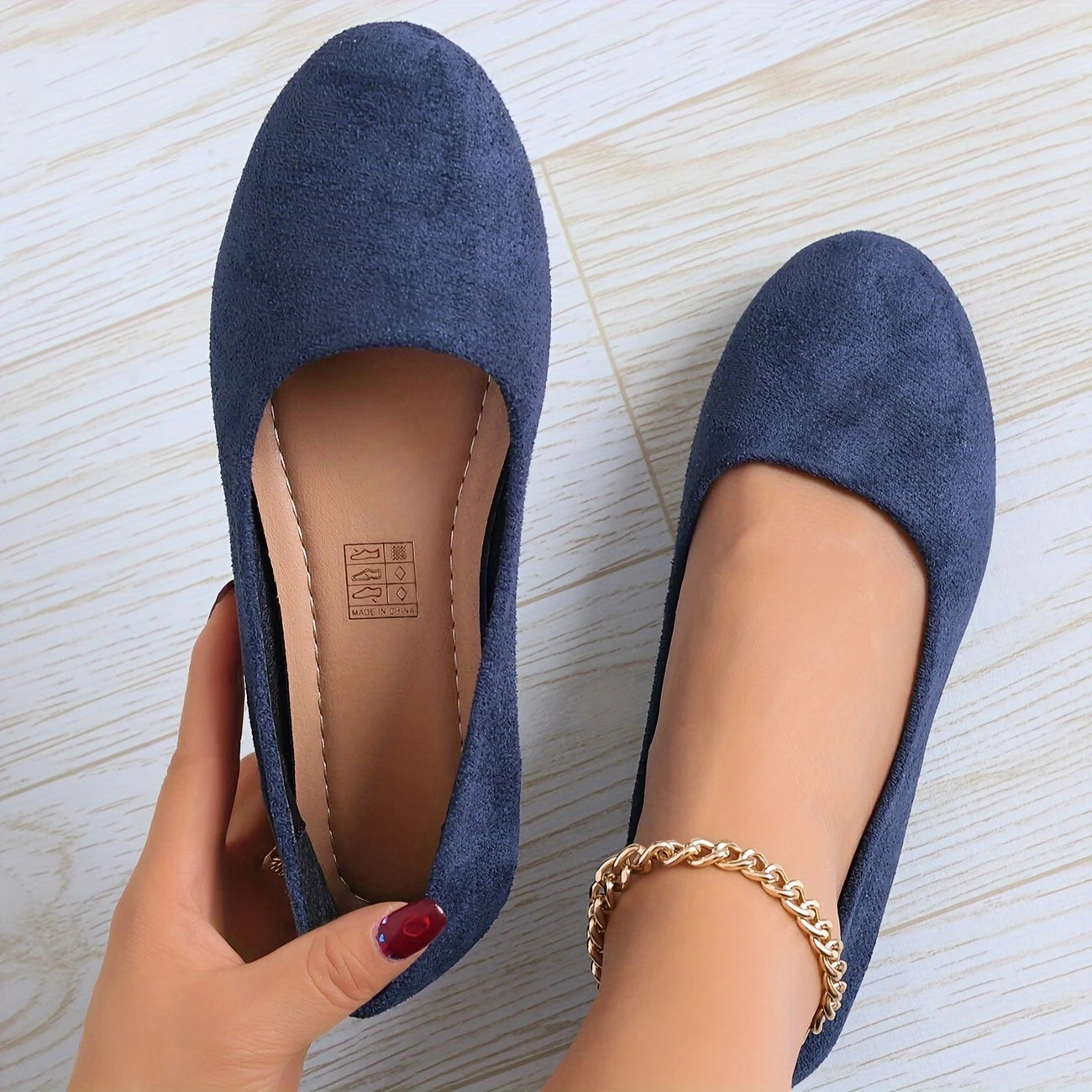 Sigrid™ – Enkla Skor med Mjuk Sula för Dam