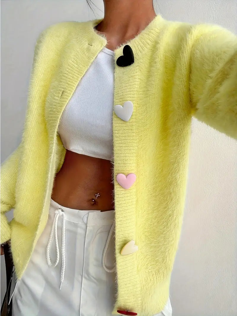 Mjuk hjärtknäppt kofta | Tillsammans mot bröstcancer