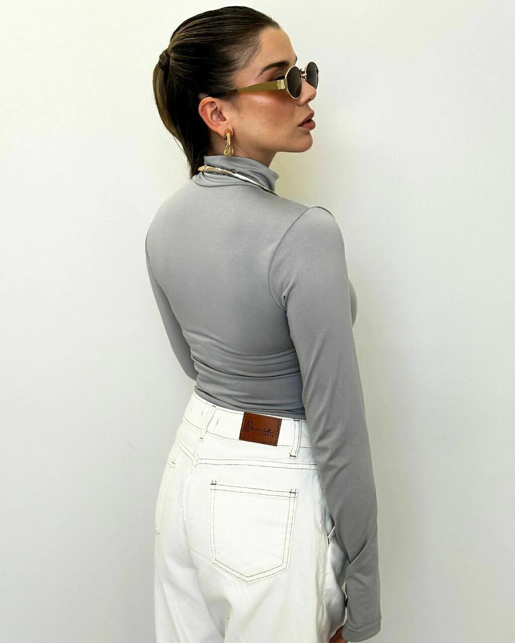 Chezza™ - Blus med Hög Krage