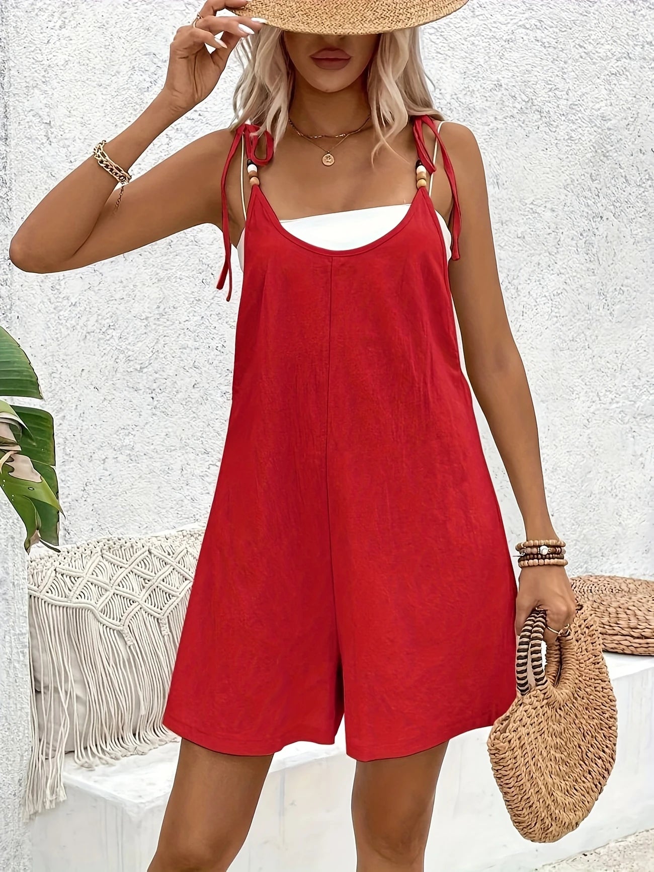 Cassey™ - Avslappnad Ärmlös Sparkdräkt för Dam