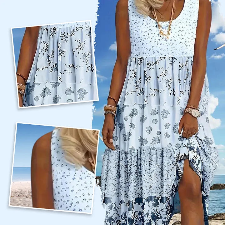 Isabella™ – Ärmös Boho Klänning