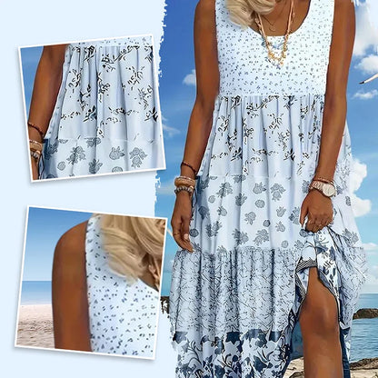 Isabella™ – Ärmös Boho Klänning