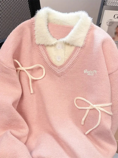 Luddig Kragtröja | Tillsammans mot Bröstcancer