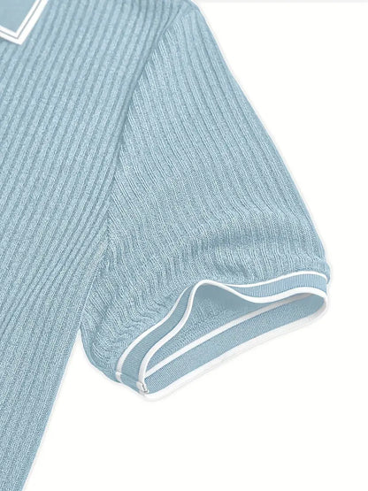 Mark™ – Skräddarsydd stickad pikétröja