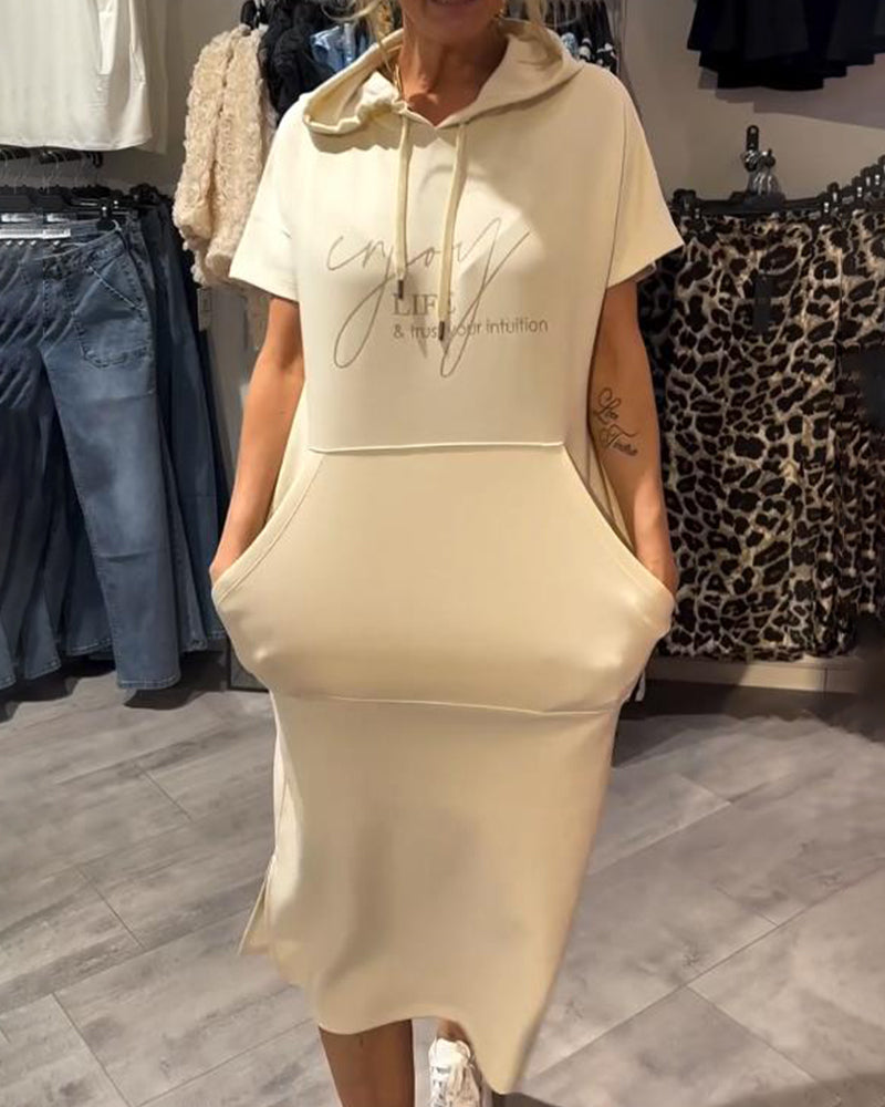 Sheeka™ - Vardaglig Huvtröjeklänning