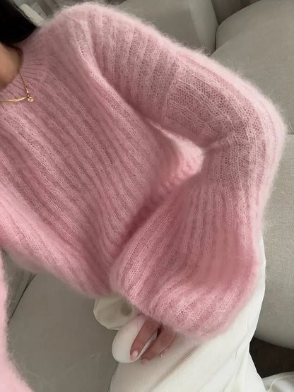 Mjukstickad Lykthals Tröja | Tillsammans mot Bröstcancer