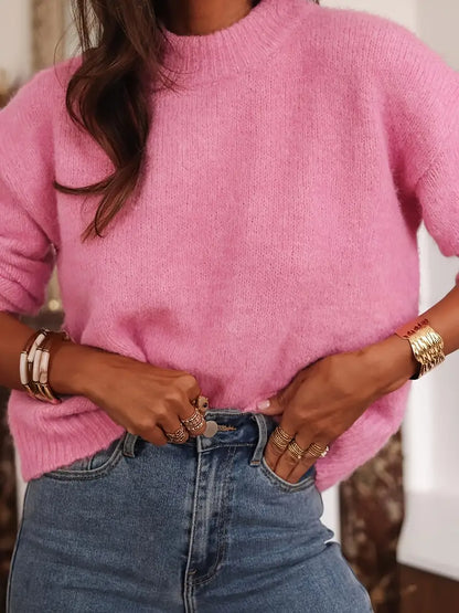 Stickad Fleecetröja | Tillsammans mot Bröstcancer