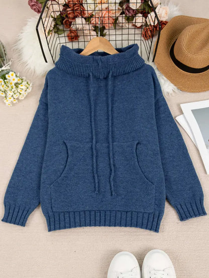 Natala™ - Känguruficka Stickad Tröja