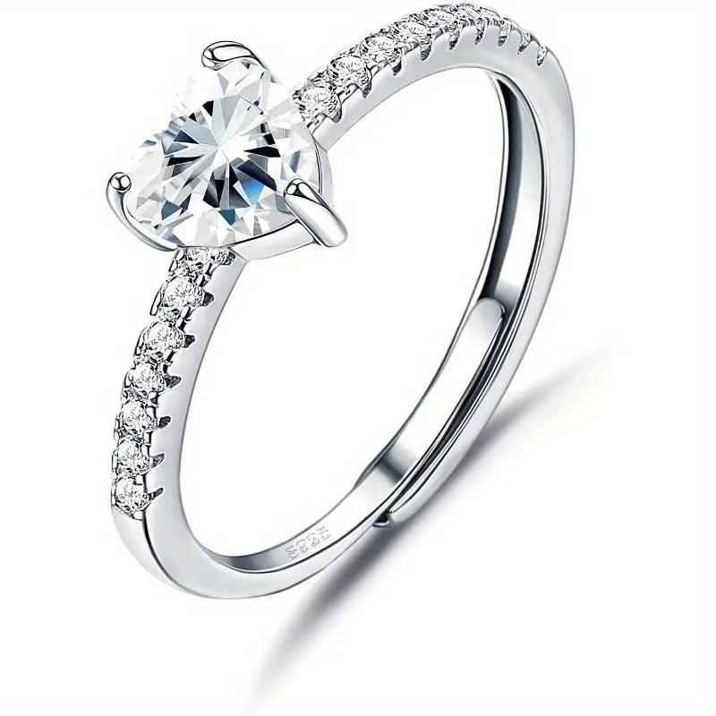 Elegant Hjärtformad Ring | Tillsammans mot Bröstcancer