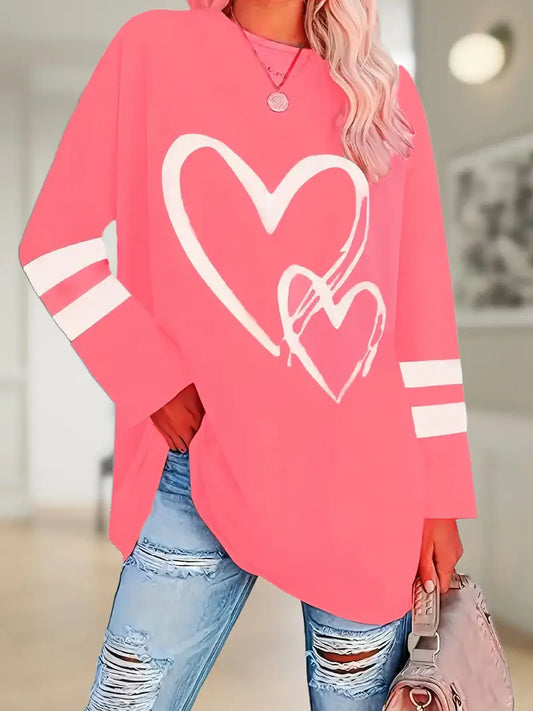 Kärlek & Stöd Sweatshirt | Tillsammans mot Bröstcancer