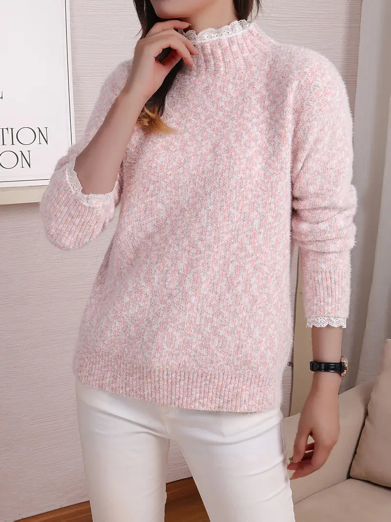 Hög Halsad Tröja | Tillsammans mot Bröstcancer