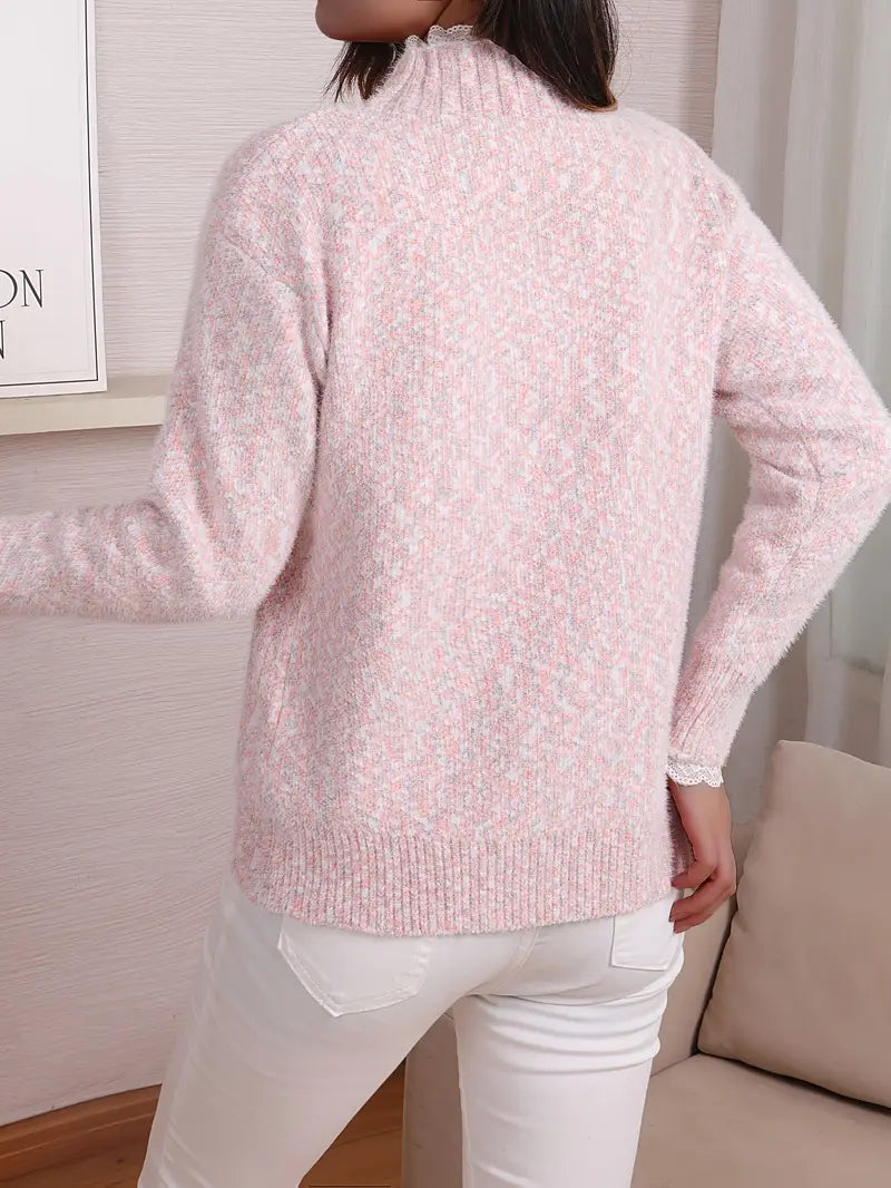 Hög Halsad Tröja | Tillsammans mot Bröstcancer