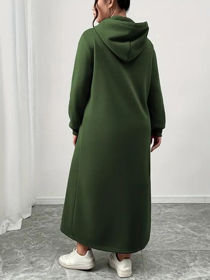 Lilla™ - Bekväm Hoodieklänning