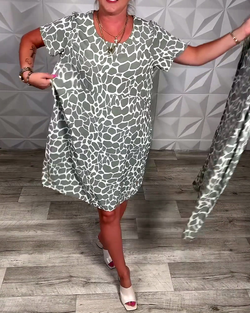 Taleyya™ - Avslappnad Sommar Midiklänning