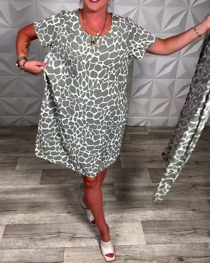 Taleyya™ - Avslappnad Sommar Midiklänning