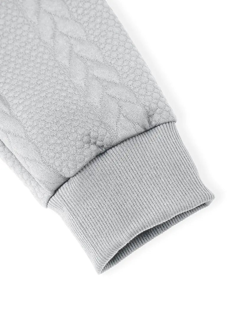 Justus™ - Långärmad Stickad Hoodie